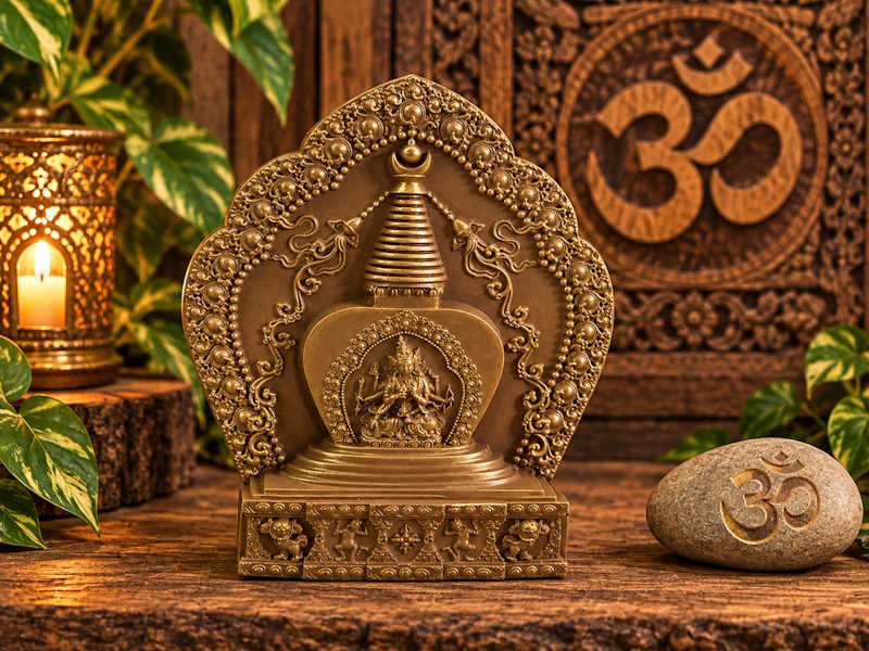 Estupa Tibetana  Un símbolo de paz sabiduría y camino espiritual